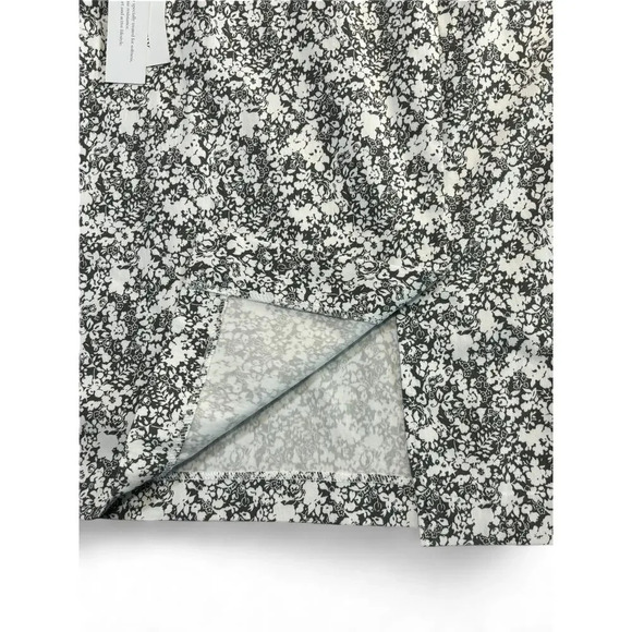 New Margaret M Slimming Pencil Skirt Grey & White Patterned Stretch Pull On - Picture 4 of 8